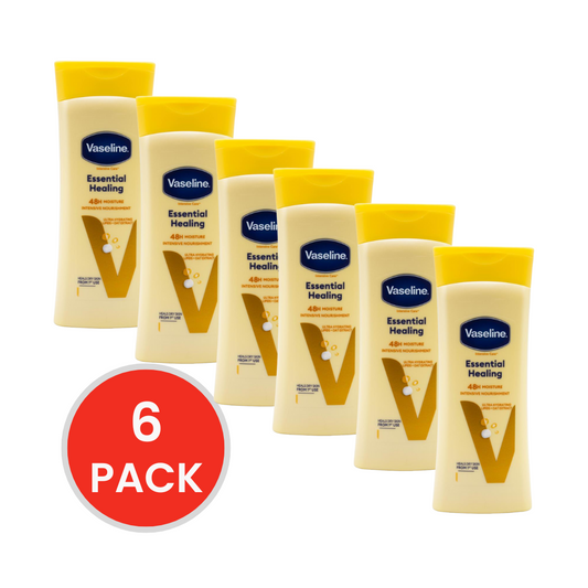 VASELINE 400mL INTENSIVE CARE BODY LOTION ESSENTIAL HEALING (6X Pack)