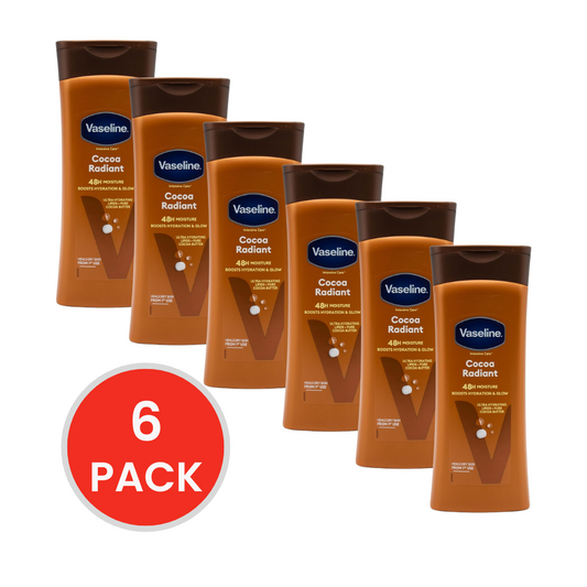 VASELINE 400mL INTENSIVE CARE BODY LOTION COCOA RADIANT (6x Pack)
