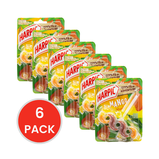 HARPIC 40g TOILET CAGE MANGO ISLAND (6x Pack)
