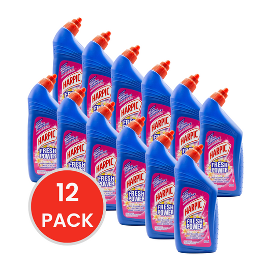 HARPIC TOILET CLEANER FRESH POWER TROPICAL BLOSSOM 450ml (12x Pack)