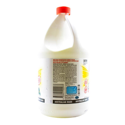 WHITE KING PREMIUM LIQUID BLEACH LEMON 2.5L (4x Pack)