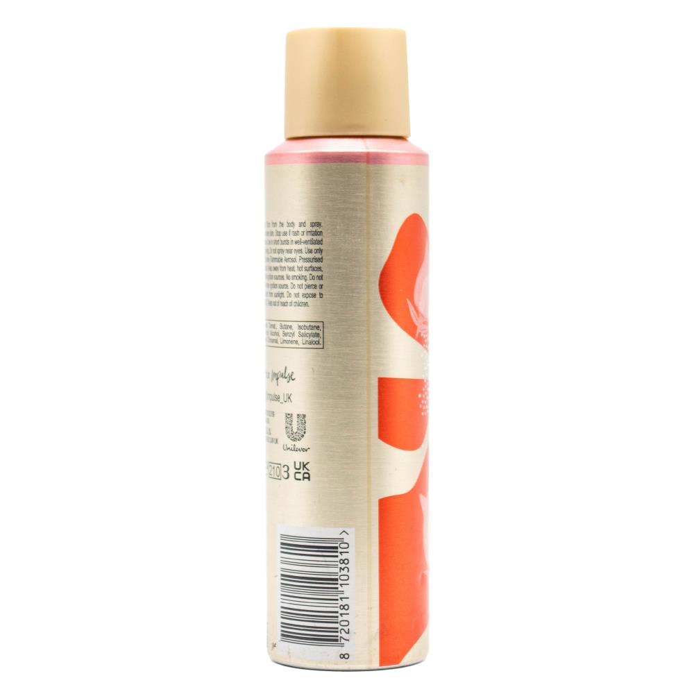 Impulse Body Spray True Love Inspired By Rose And Coconut 150ml (6 Pack)