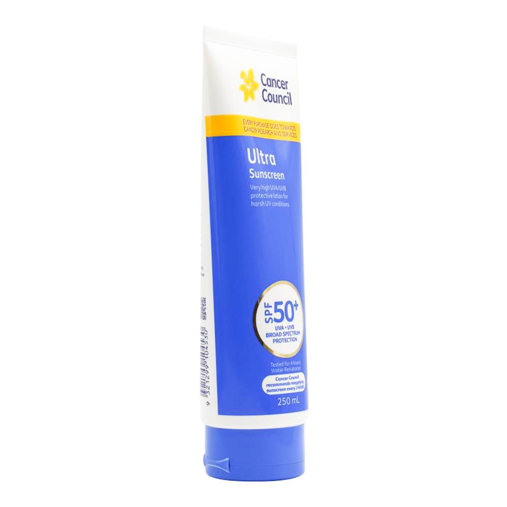Cancer Council Ultra Sunscreen Spf 50+ 250ml (4 Pack)