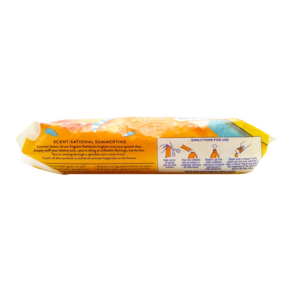 Fluffy Fabric Conditioner Summer Breeze 250ml (12 Pack)