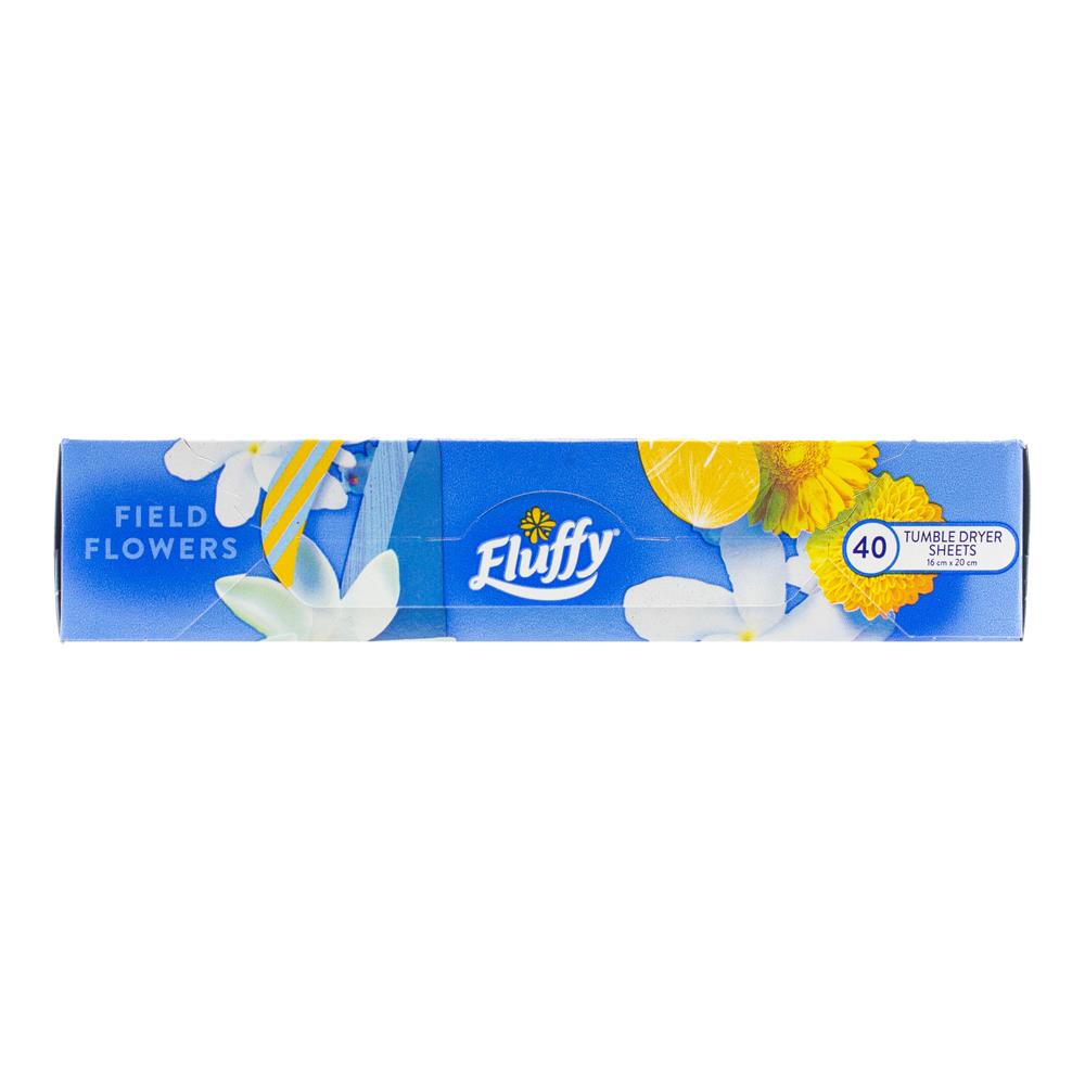 Fluffy Tumble Dryer Sheets Field Flowers 10 x 40Pk (400 Pack)