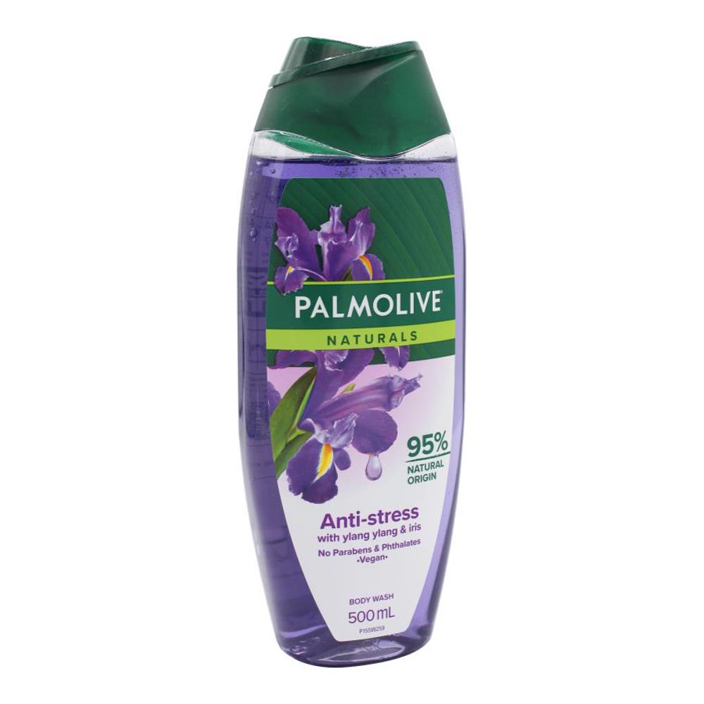 Palmolive 500ml Naturals Body Wash Anti-stress With Ylang Ylang & Iris (6x Pack)