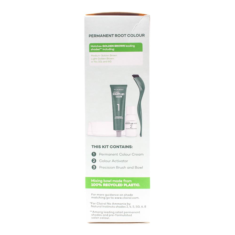 Clairol Permanent Root Touch Up 5g Matches Golden Brown Shades (3x Pack)