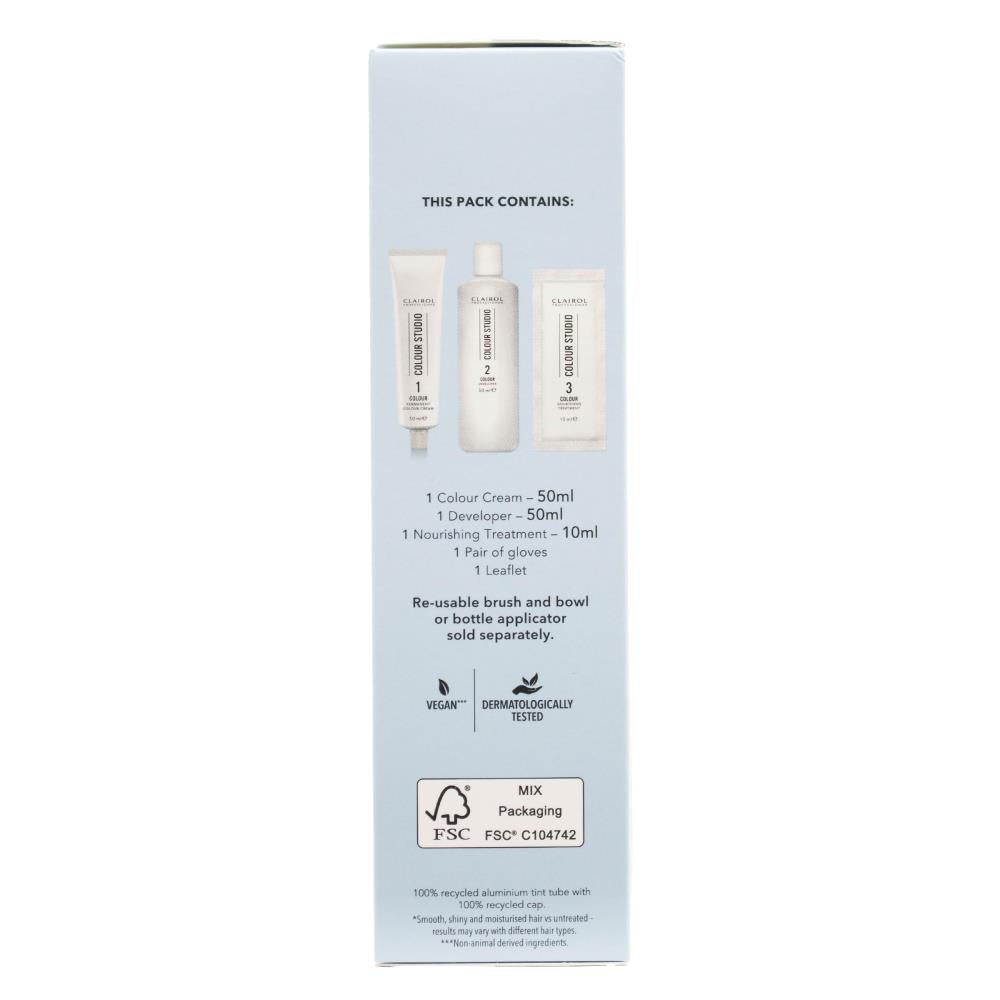 Clairol Professional Permanent Hair Cream Colour Studio 3/0 Chocolate Brown (3x Pack)
