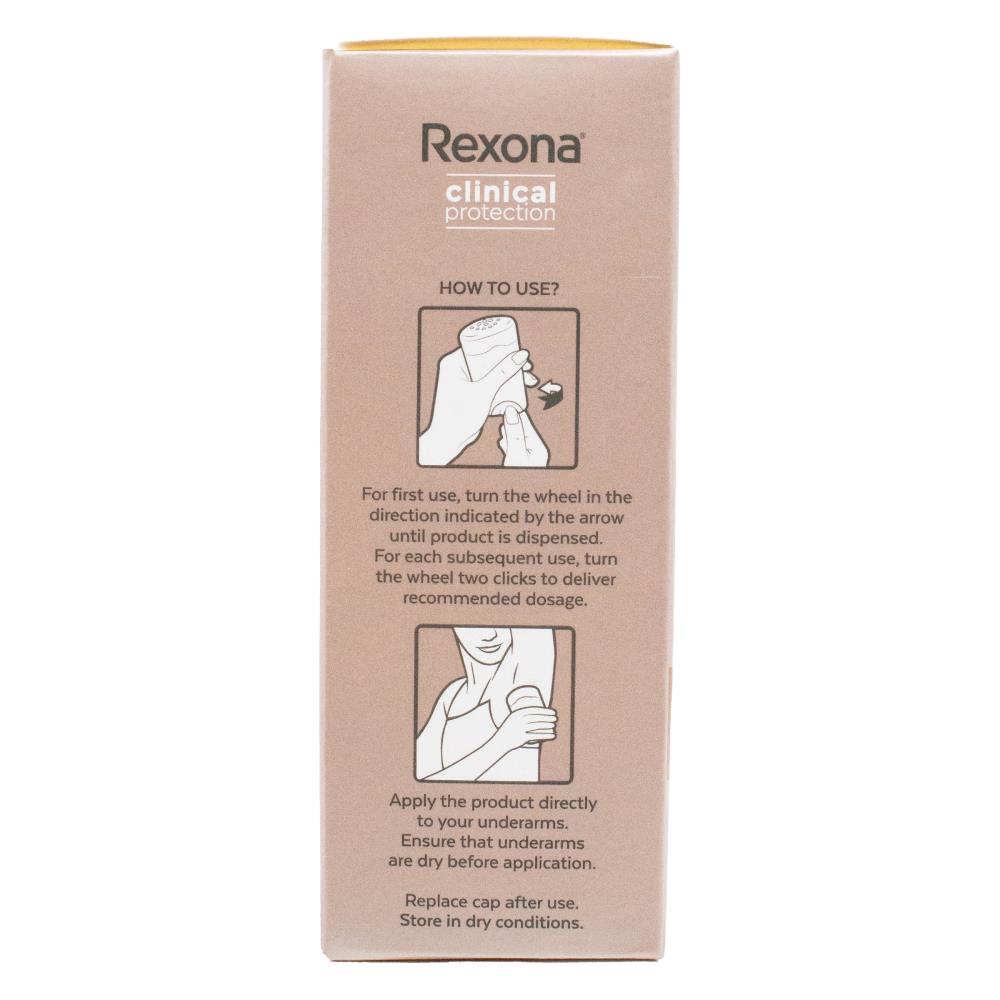 REXONA 48g / 45mL ANTIPERSPIRANT DEODORANT CLINICAL PROTECTION CREAM 96H 3X STRONGER STRESS CONTROL (6x Pack)