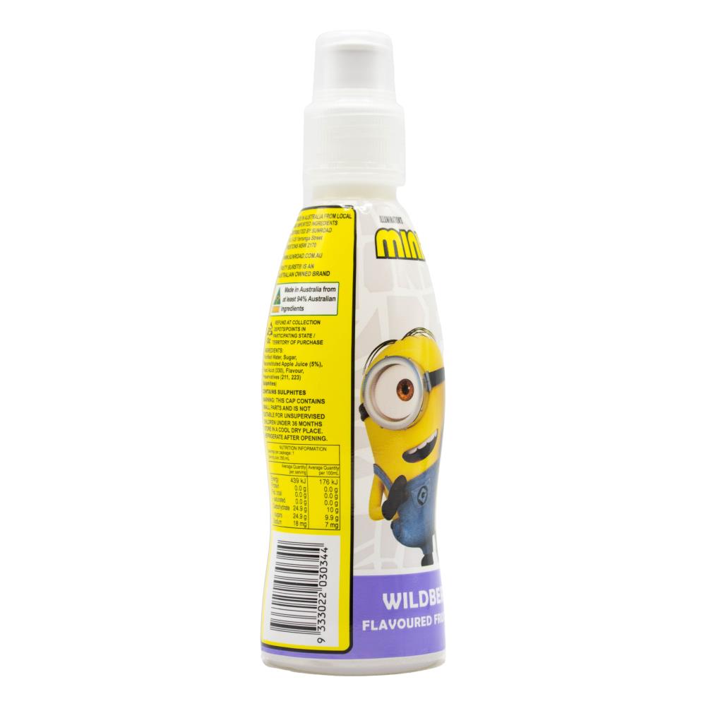 Fruity Burst Minions Wildberry 250ml Bottle (24x Pack)