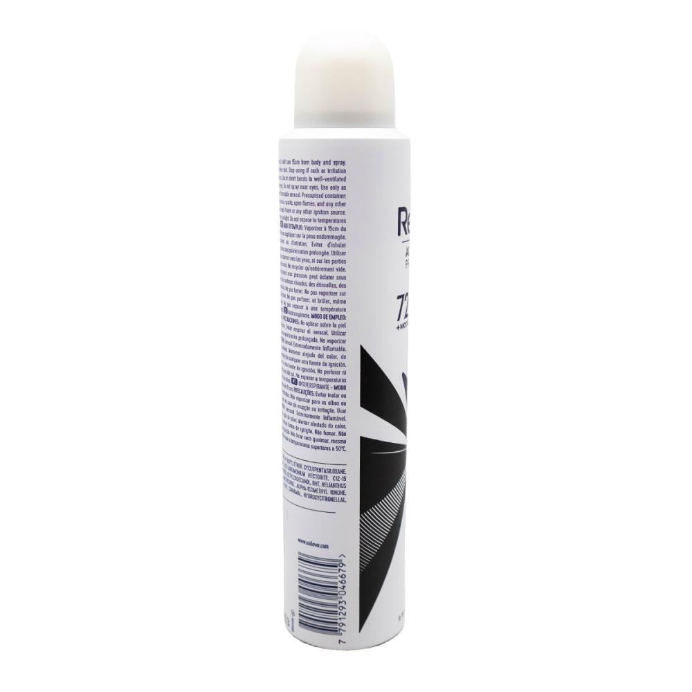 Rexona 130g / 200mL Antiperspirant Advanced Protection 72H Motion Sense 0% Alcohol Invisible (12 Pack)