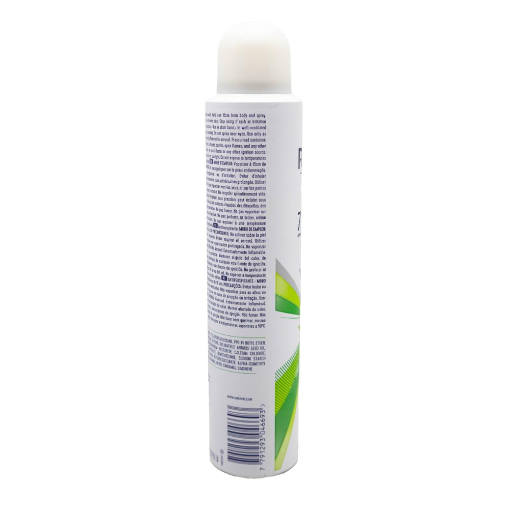 Rexona 130g / 200mL Antiperspirant Advanced Protection 72H Motion Sense 0% Alcohol Bamboo And Aloe Vera (12 Pack)