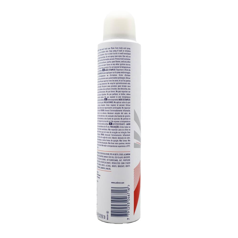 Rexona 130g / 200mL Antiperspirant Advanced Protection 72H Motion Sense 0% Alcohol Antibacterial Protection (12 Pack)