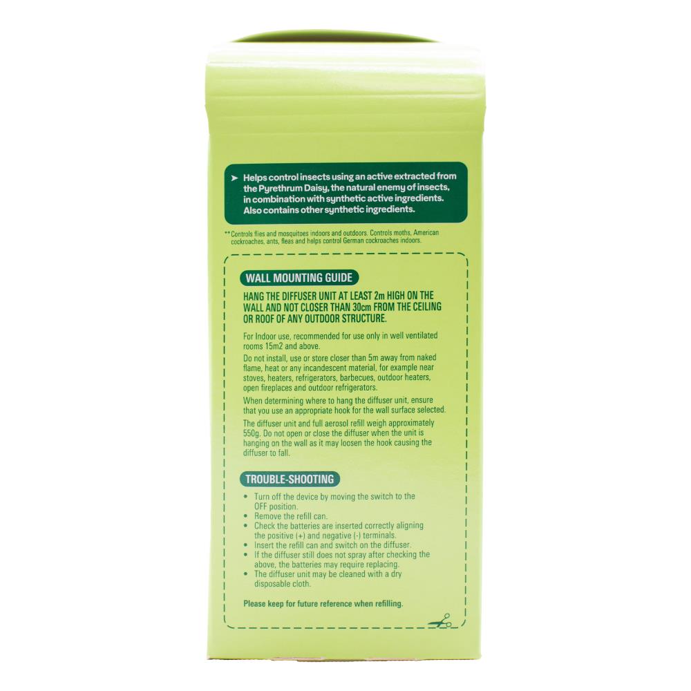Mortein Naturgard 152g Multi Insect Automatic Spray Eucalyptus (3x Pack)