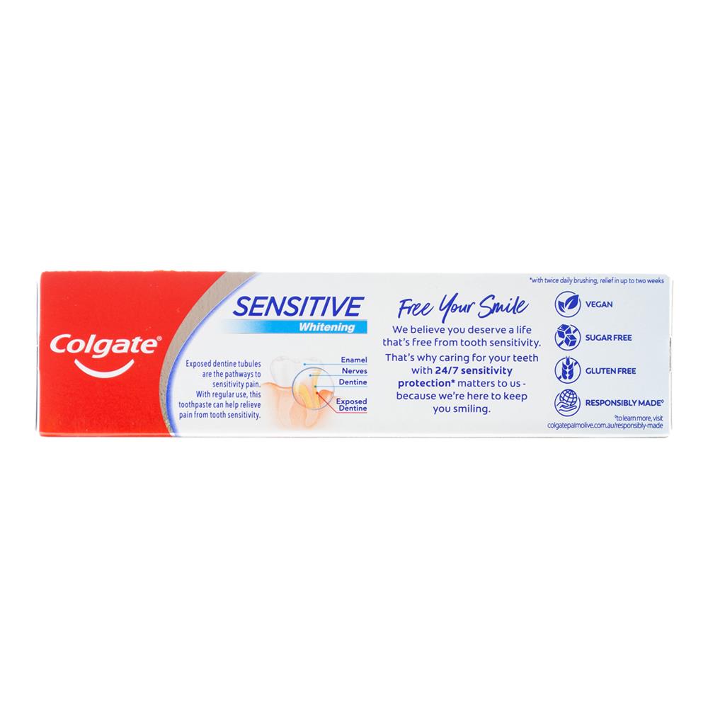 Colgate Toothpaste Sensitive Whitening 110g (12 Pack)