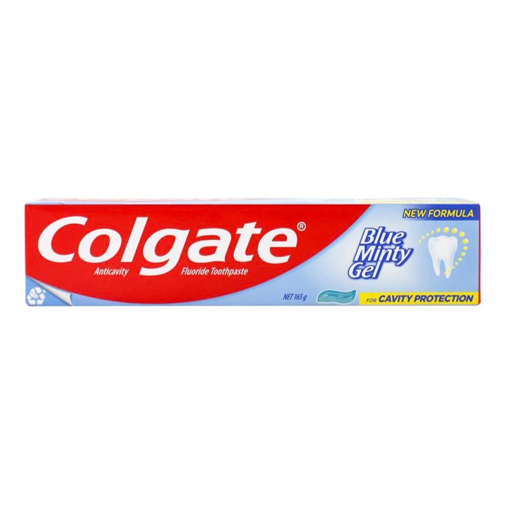 Colgate Fluoride Toothpaste Blue Minty Gel 165g (12 Pack)