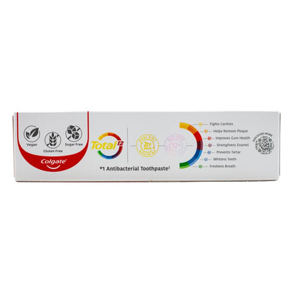 Colgate 115g Toothpaste Total 12 Charcoal Deep Clean (12x Pack)