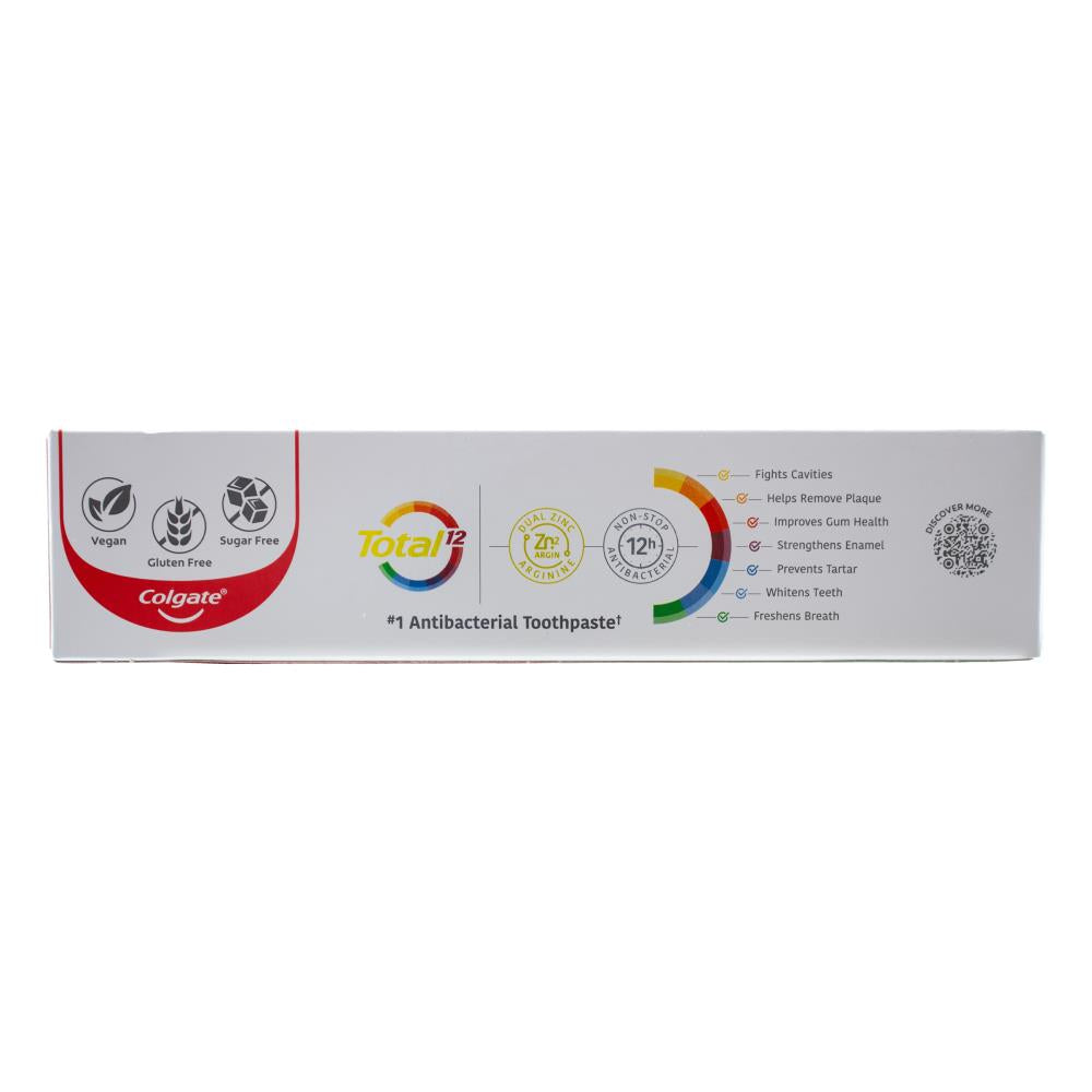 Colgate 200g Toothpaste Total 12 Mint Stripe (12x Pack)
