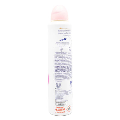 DOVE 145g / 250mL ANTIPERSPIRANT ADVANCED CARE 72H GO FRESH ACAI BERRY AND WATERLILY SCENT (6x Pack)