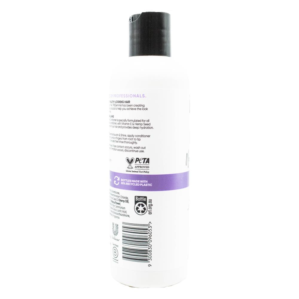 TRESEMME 350mL CONDITIONER NOURISH AND SHINE VITAMIN E AND HEMP SEED OIL (3x Pack)