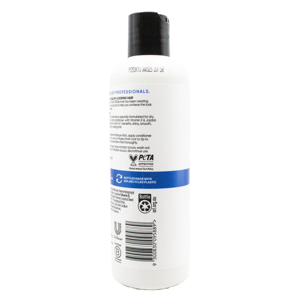 TRESEMME 350mL CONDITIONER MOISTURE RICH VITAMIN E AND JOJOBA OIL (3x Pack)