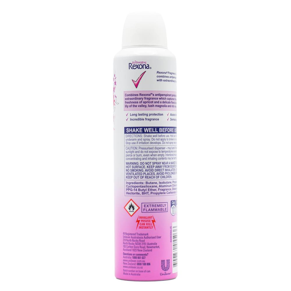 Rexona Antiperspirant Women 48h Active Dry Sexy Bouquet 145g / 250ml (6 Pack)