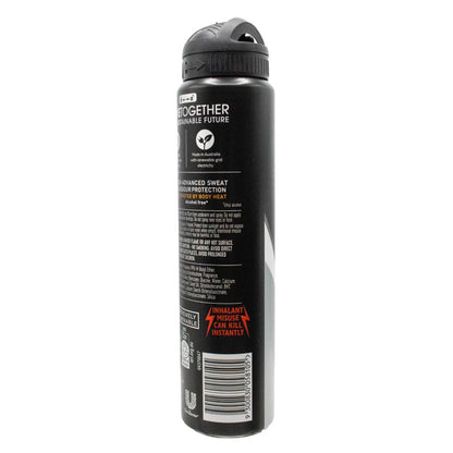 REXONA 127g / 220mL ANTIPERSPIRANT MEN ADVANCED PROTECTION 72H ALL BLACKS INVISIBLE DRY (6x Pack)