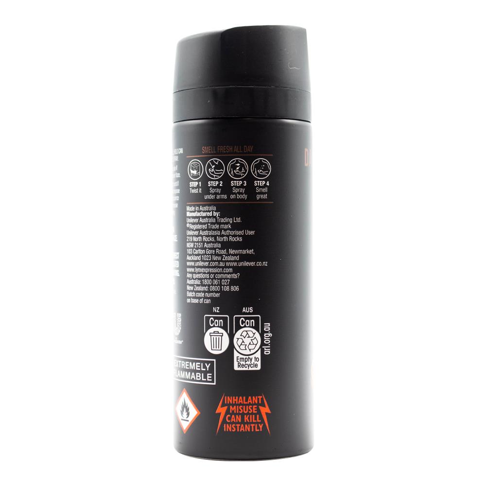 Lynx Deodorant Bodyspray Dark Temptation 96g / 150ml (6 Pack)