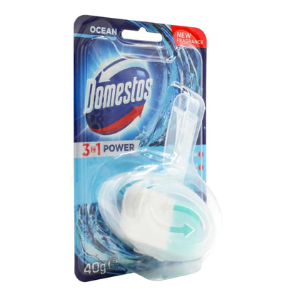 Domestos Toilet Cleaner Cage 3 In 1 Power Ocean 40g (12 Pack)