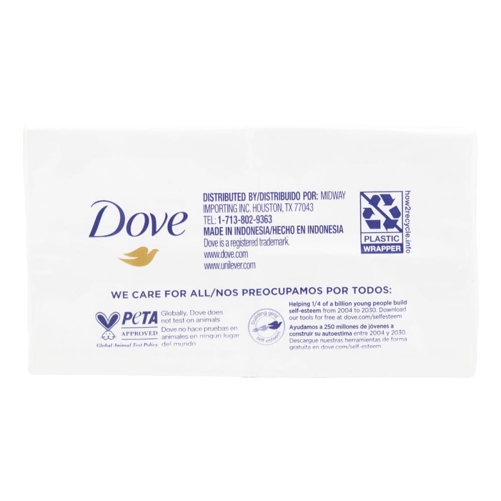 DOVE PK4 x90g BEAUTY BAR WITH SHEA BUTTER AND VANILLA SCENT (12x Pack)