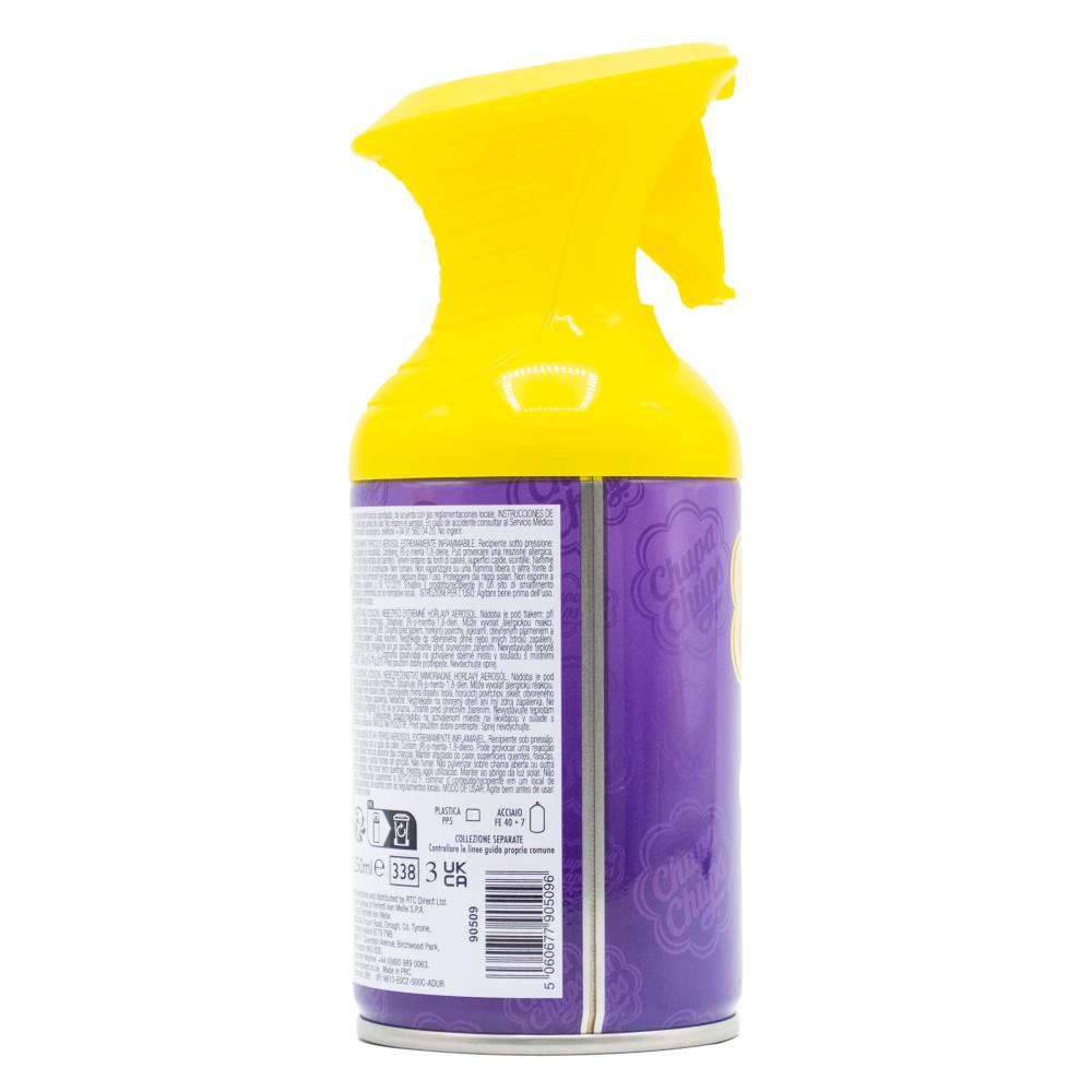 Chupa Chups 250ml Room Spray Grape (12x Pack)