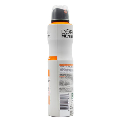 LOREAL 250mL ANTIPERSPIRANT MEN EXPERT HYDRA ENERGETIC EXTREME SPORT ANTI ODOUR ( 6 x Pack)
