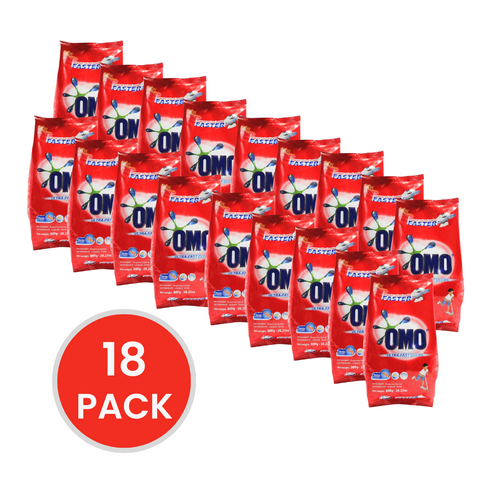 OMO 800g LAUNDRY DETERGENT POWDER ULTRA FAST CLEAN HAND WASH + TOP LOADER (18x Pack)