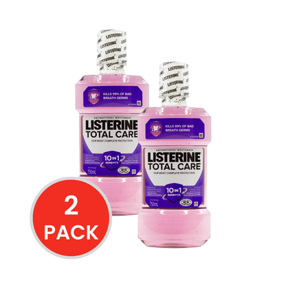 LISTERINE 750mL MOUTHWASH TOTAL CARE (4x Pack)