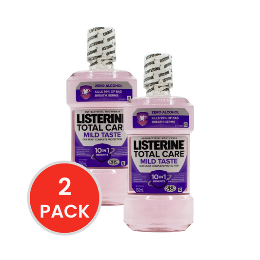 LISTERINE 750mL MOUTHWASH ZERO MILD TASTE (4x Pack)