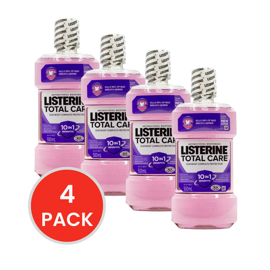 LISTERINE 500mL MOUTHWASH TOTAL CARE (4x Pack)