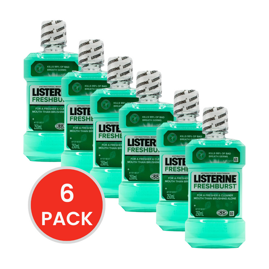 LISTERINE 250mL MOUTHWASH FRESHBURST (6x Pack)