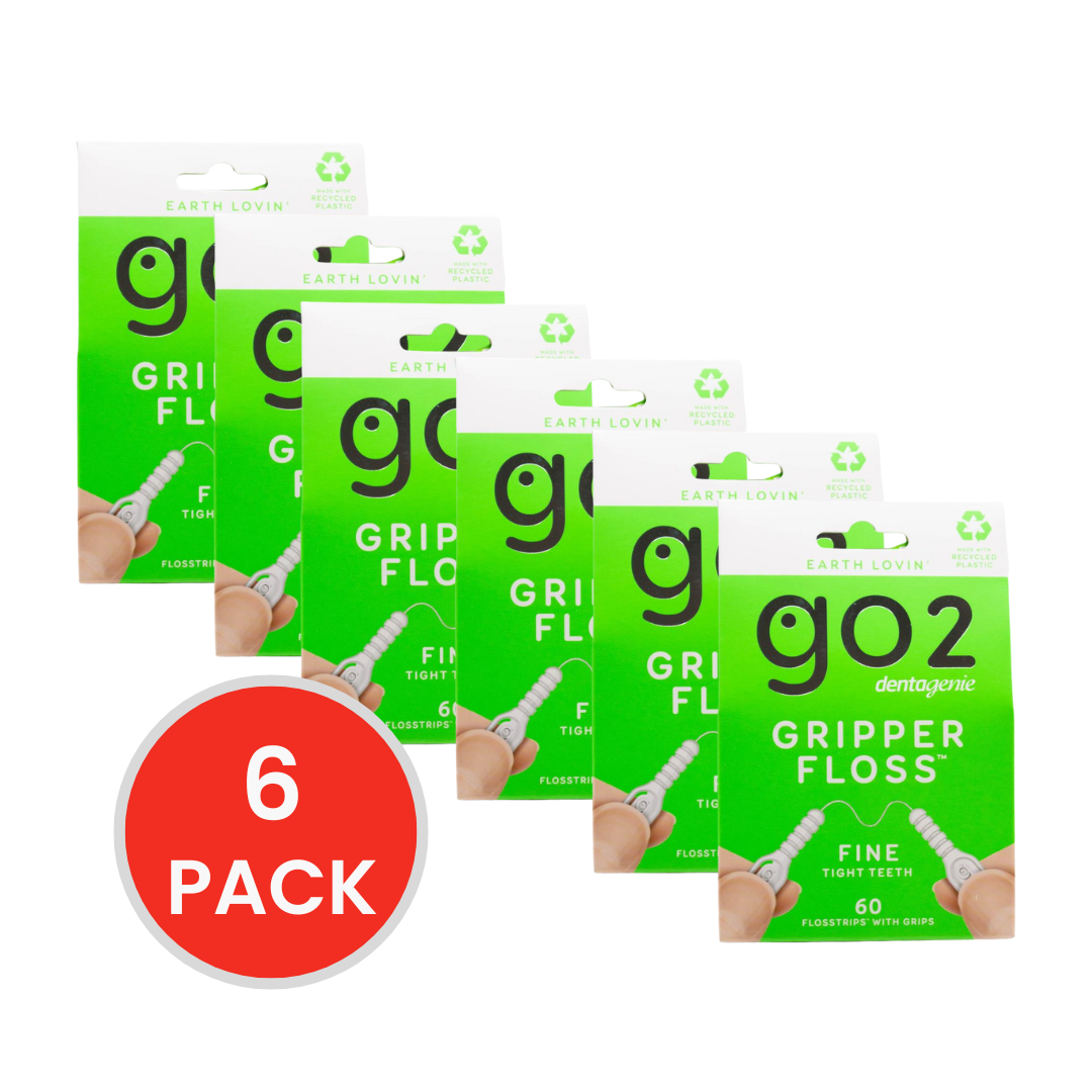 GO2 DENTAGENIE PK60 GRIPPER FLOSS TIGHT TEETH FINE (216 Value Pack)