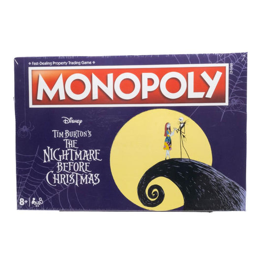 Monopoly hasbro disney the nightmare before Christmas 8+