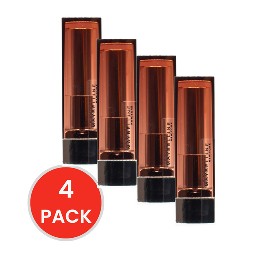 Maybelline 4.2g Lipstick Cream Color Sensational Touchable Taupe 940 (4x Pack)