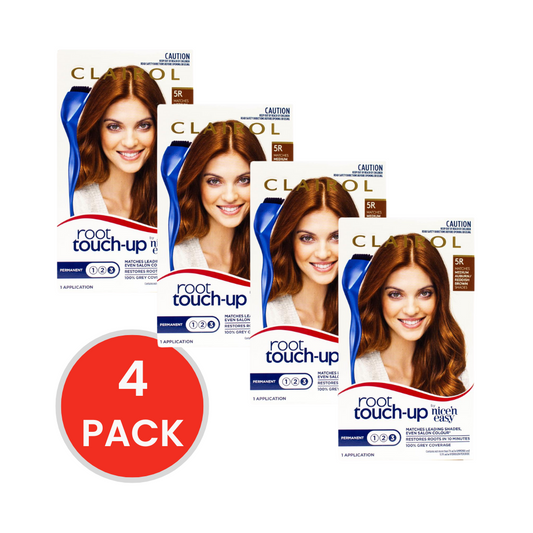 Clairol Root Touch Up Permanent 5r Medium Auburn Reddish Brown (4x Pack)