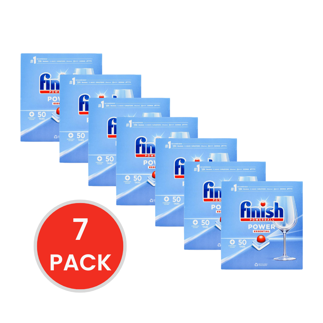 Finish Powerball Essential Dishwashing Tablets 7 x 50pk (350 Tablets)
