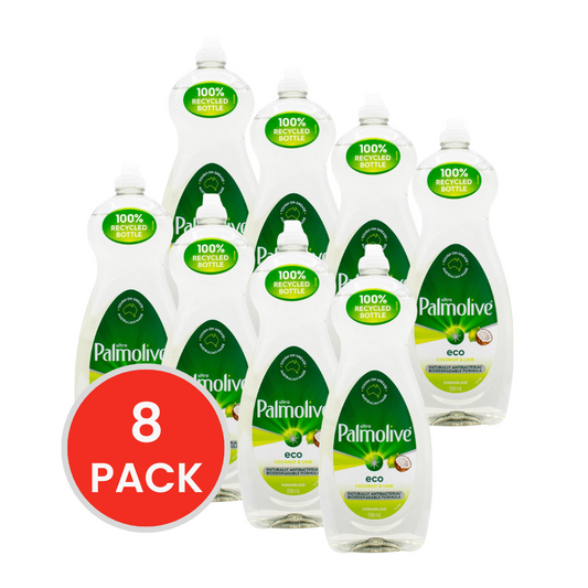 PALMOLIVE 950mL DISHWASHING LIQUID ULTRA ECO COCONUT AND LIME (8x Pack)