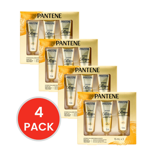 PANTENE PK3 X 15mL INTENSE COLLAGEN MIRACLE SHOTS 15ml x 3Pk (12 Value Pack)