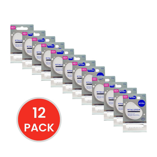 NIVEA 5.2g LIP MOISTURE PLUS HYALURON (12x Pack)