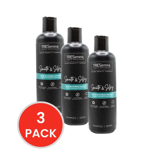 TRESEMME 350mL SHAMPOO SMOOTH AND SILKY SUNFLOWER SEED OIL AND VITAMIN A (3x Pack)
