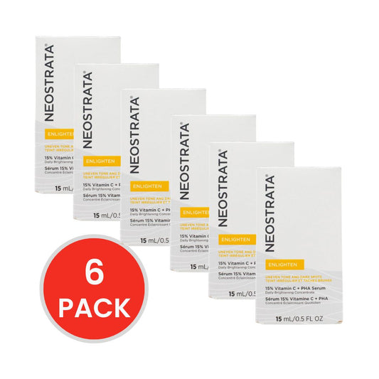 NEOSTRATA 15mL VITAMIN C AND PHA SERUM 155 UNEVEN TONE AND DARK SPOTS ENLIGHTEN (6x Pack)