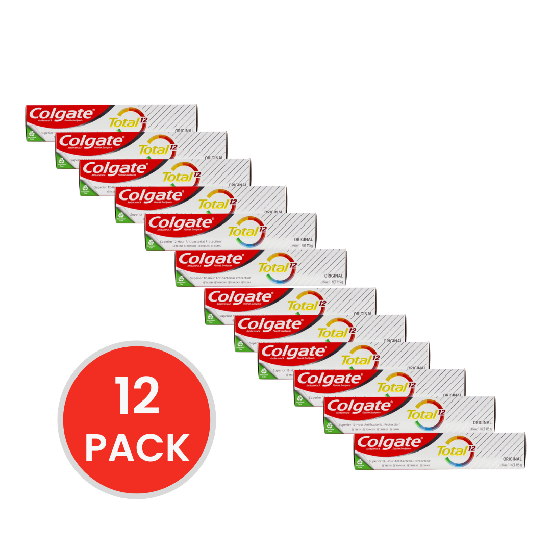 Colgate Total 12 Original Toothpaste 115g (12 Pack)