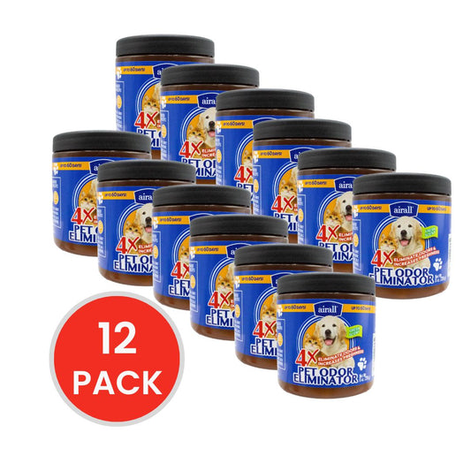 AIRALL 226g AIR FRESHENER SOLID PET ODOR ELIMINATOR FRESH SCENT (12x Pack)