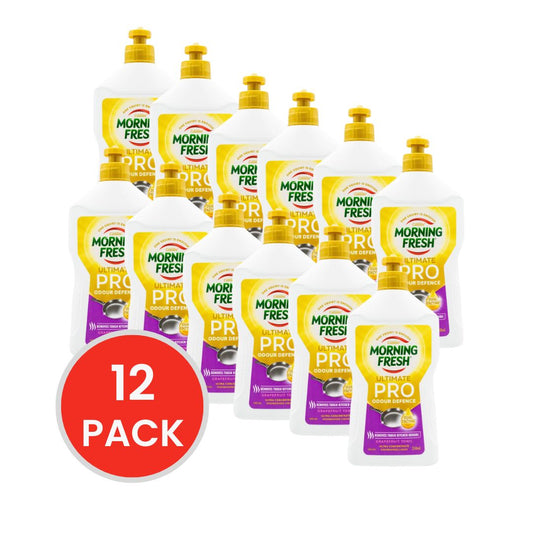 MORNING FRESH 350mL DISHWASHING LIQUID ULTIMATE PRO ODOUR DEFENCE ULTRA CONCENTRATE GRAPEFRUIT TONIC (12x Pack)